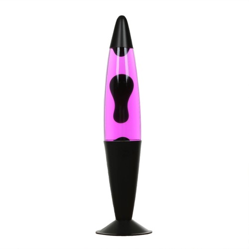 Lavalampe schwarz lila 42 - lila,