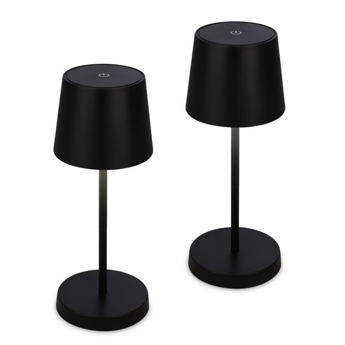 Akku led tischleuchte 2er set - akku,