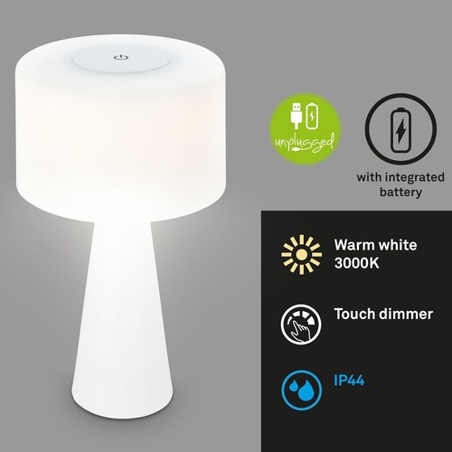 Briloner led akku tischleuchte - akku,
